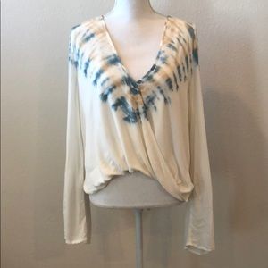 Blue Life Tie Dye Top